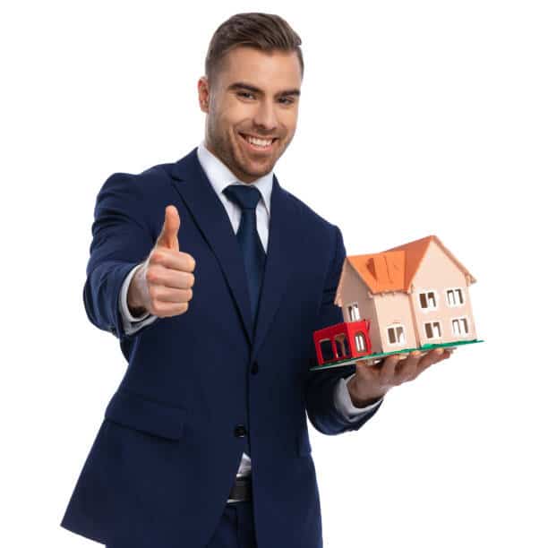 A landlord giving a thumbs up